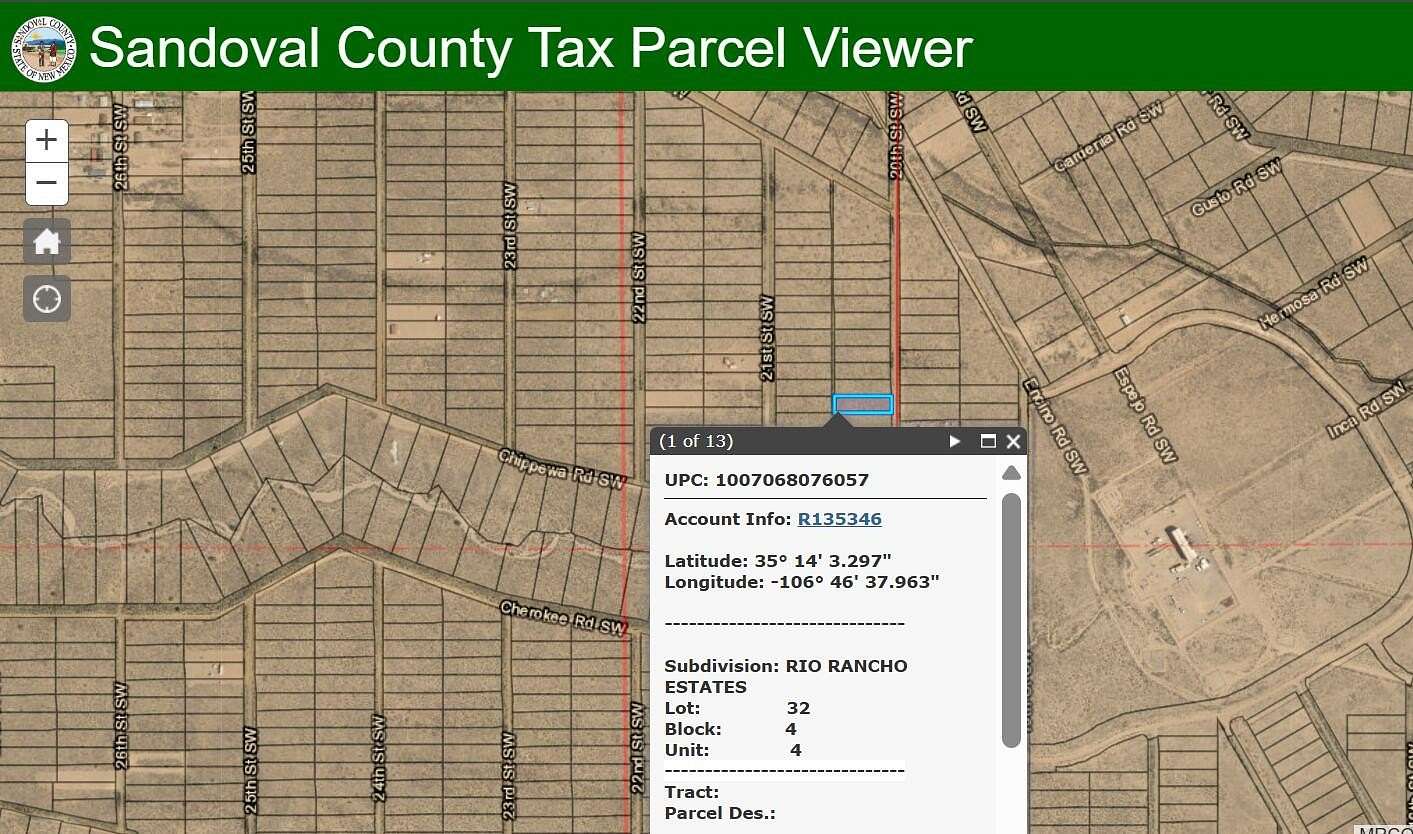 1.5 Acres of Land for Sale in Rio Rancho, New Mexico