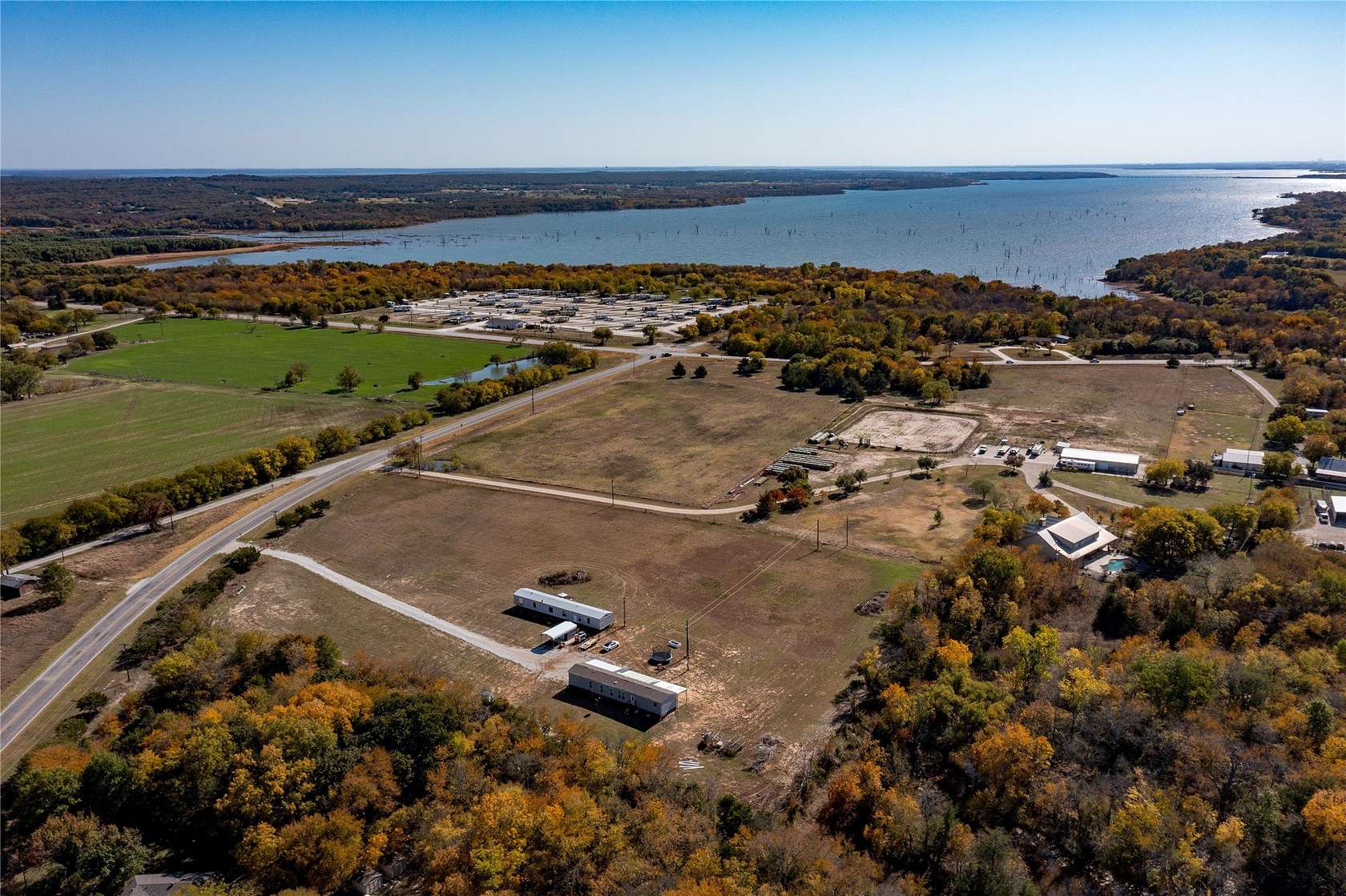 4.5 Acres of Land with Home for Sale in Valley View, Texas
