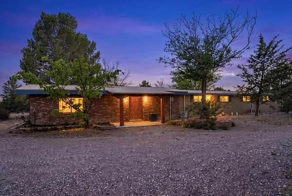 7.89 Acres of Land with Home for Sale in Socorro, New Mexico