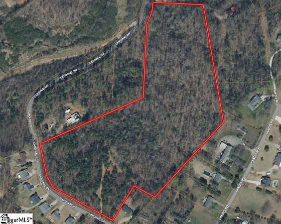 17.2 Acres of Land for Sale in Easley, South Carolina