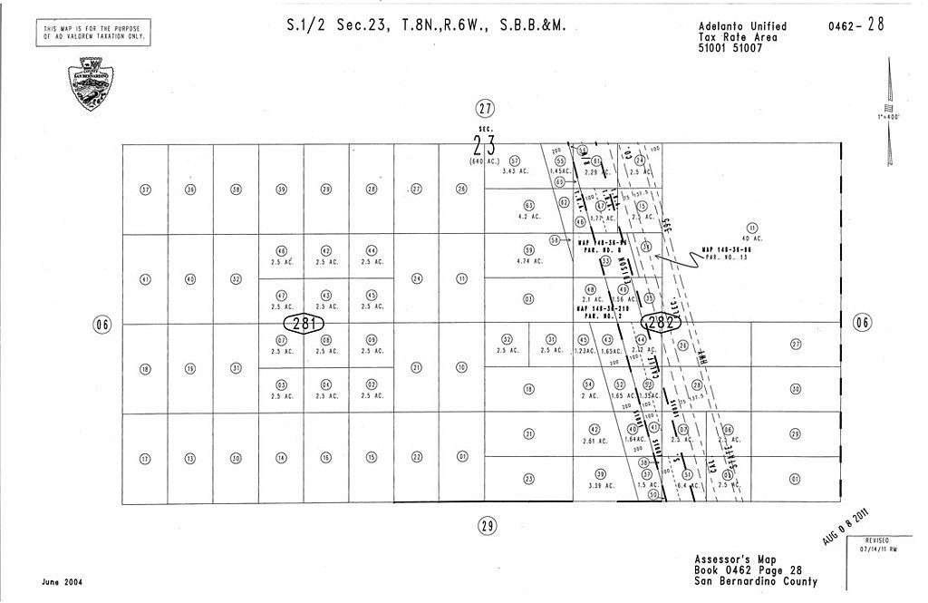 5 Acres of Residential Land for Sale in Adelanto, California