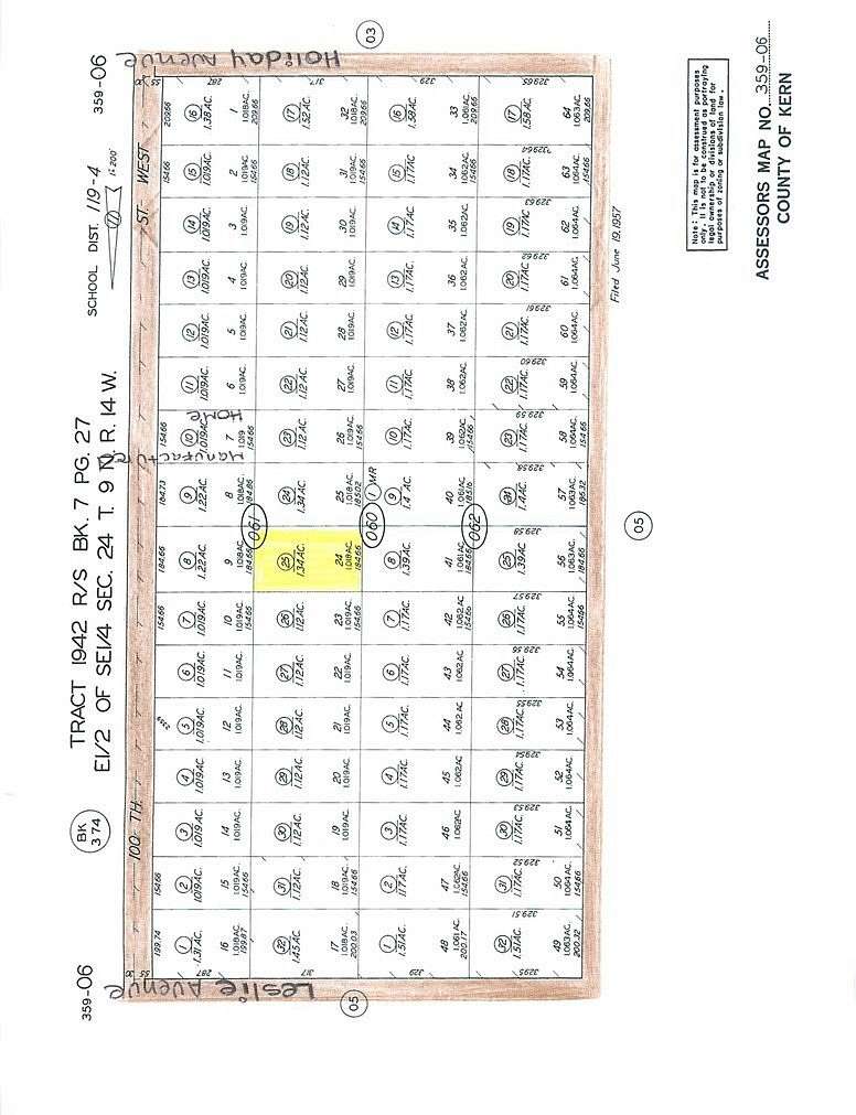 1.34 Acres of Residential Land for Sale in Rosamond, California