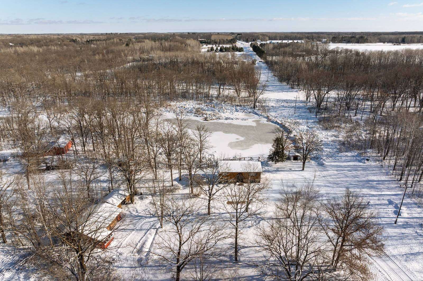 10.4 Acres of Land with Home for Sale in Milaca, Minnesota