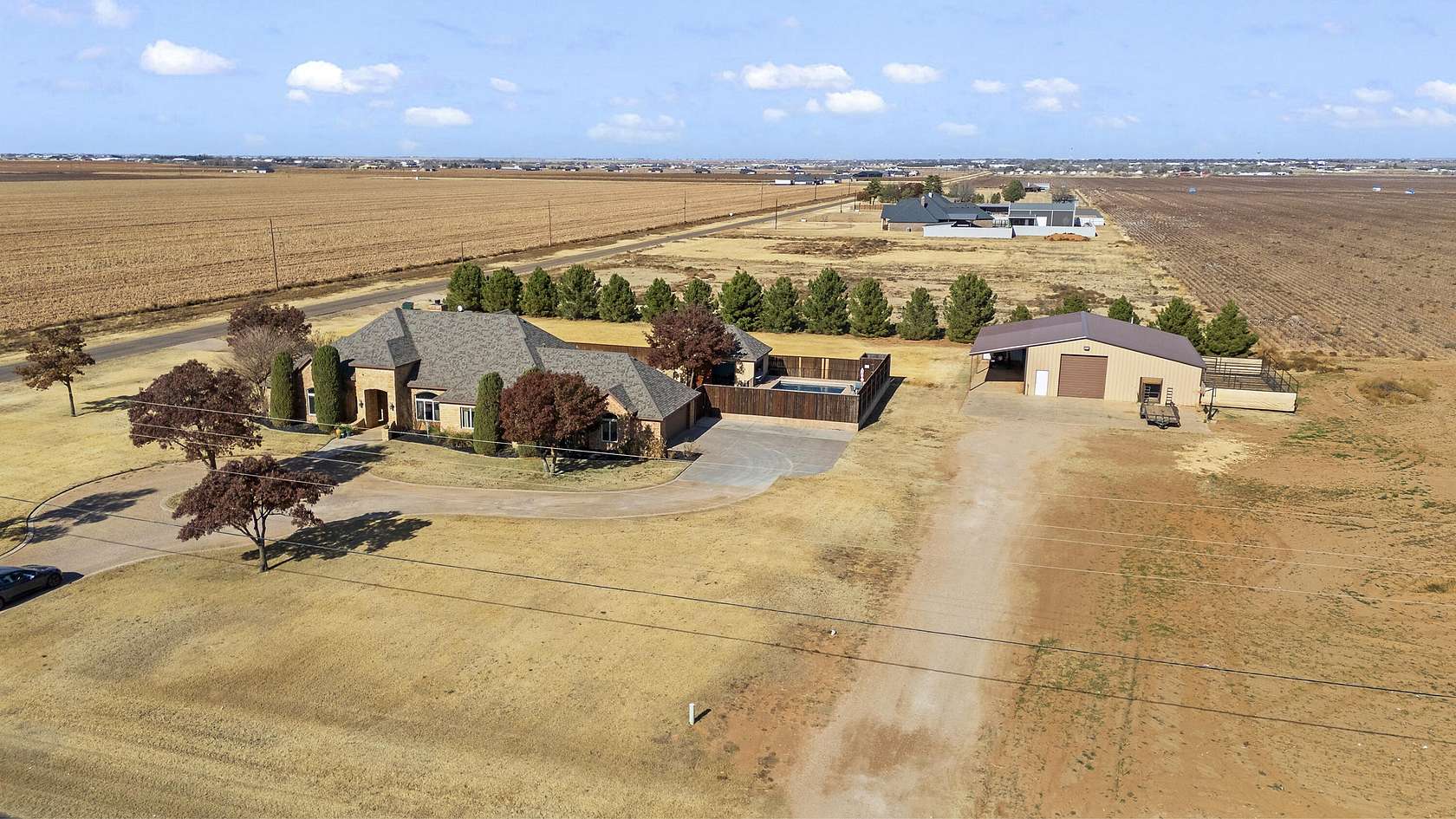 3.69 Acres of Residential Land with Home for Sale in Shallowater, Texas