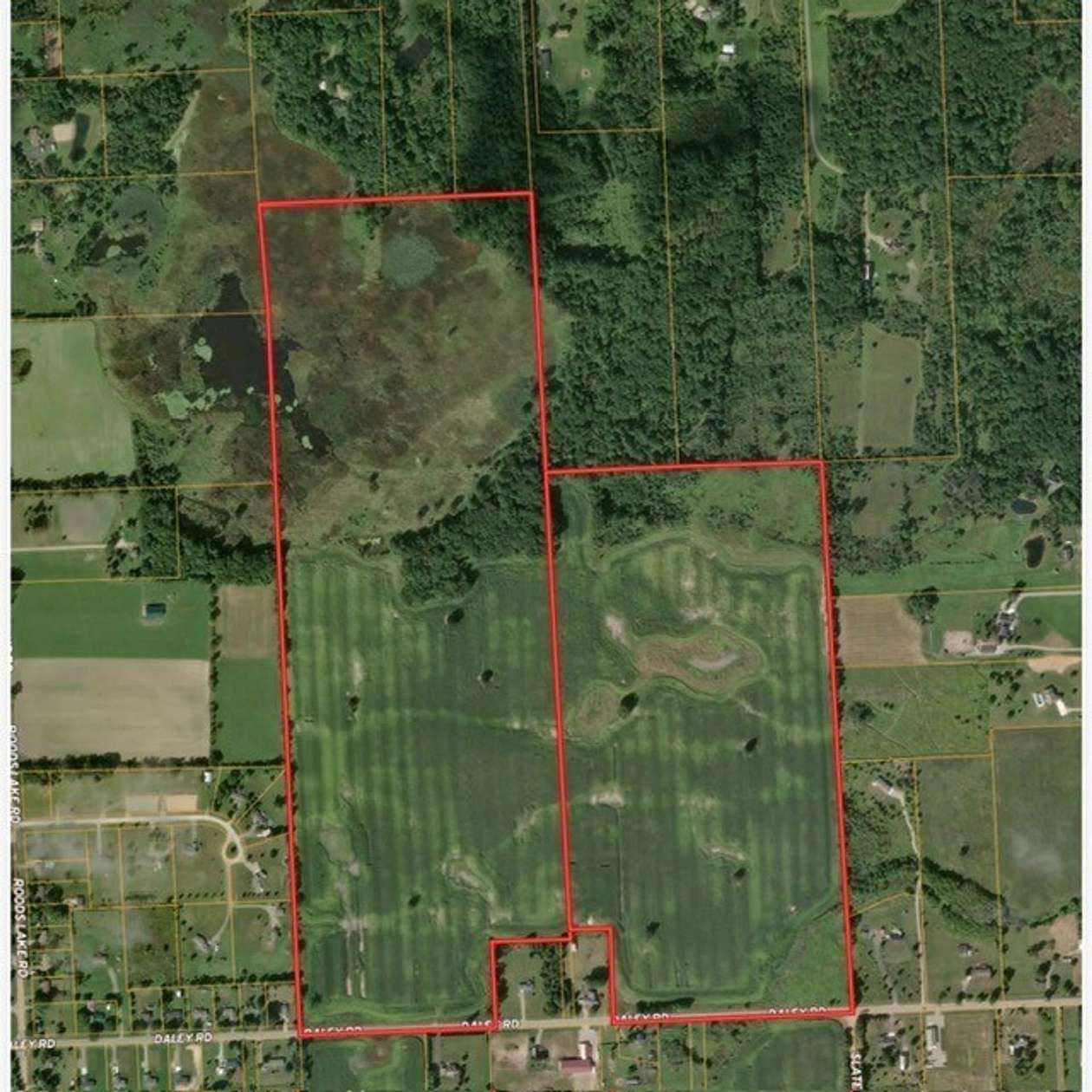 78.5 Acres of Agricultural Land for Sale in Lapeer, Michigan