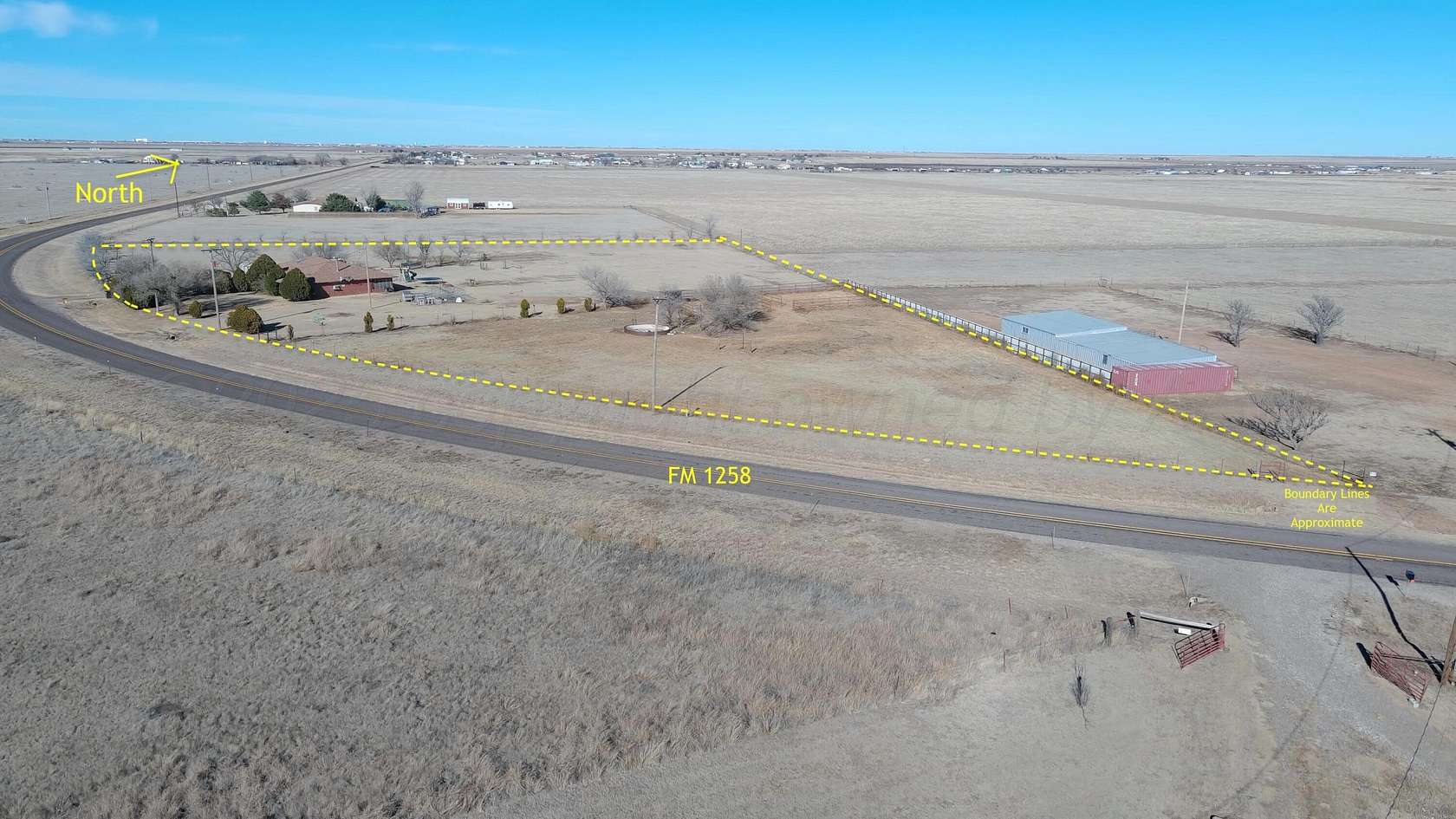 4.69 Acres of Residential Land with Home for Sale in Amarillo, Texas