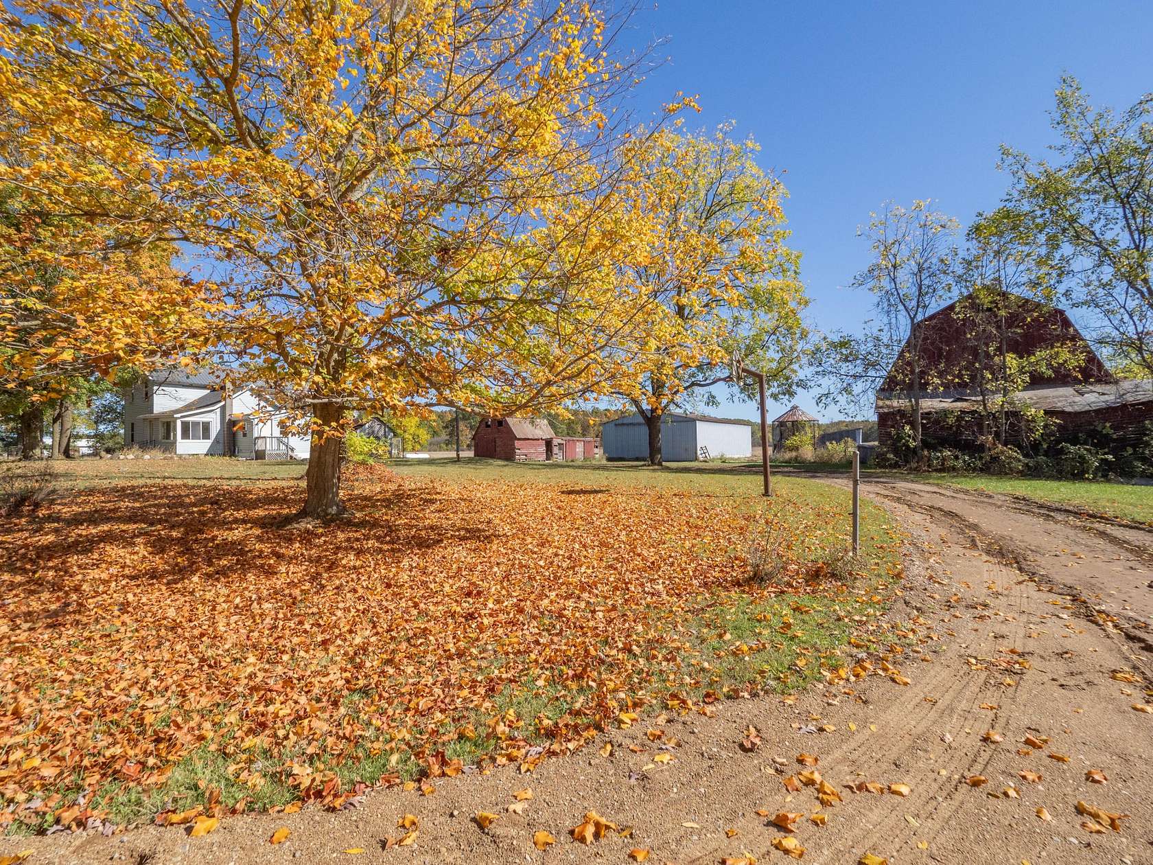 10 Acres of Residential Land with Home for Sale in Otsego, Michigan