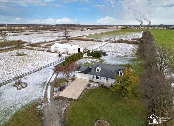 24.6 Acres of Agricultural Land with Home for Sale in Newport, Michigan