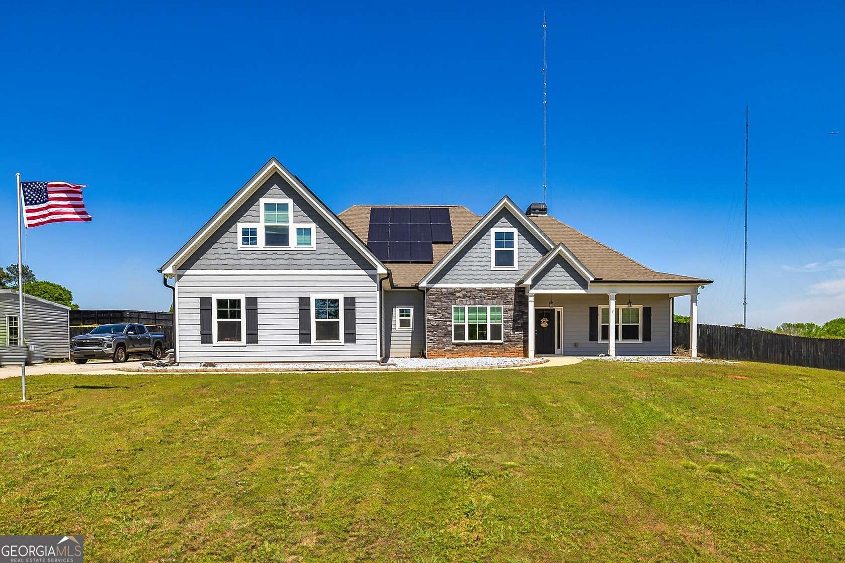 5 Acres of Land with Home for Sale in Newnan, Georgia