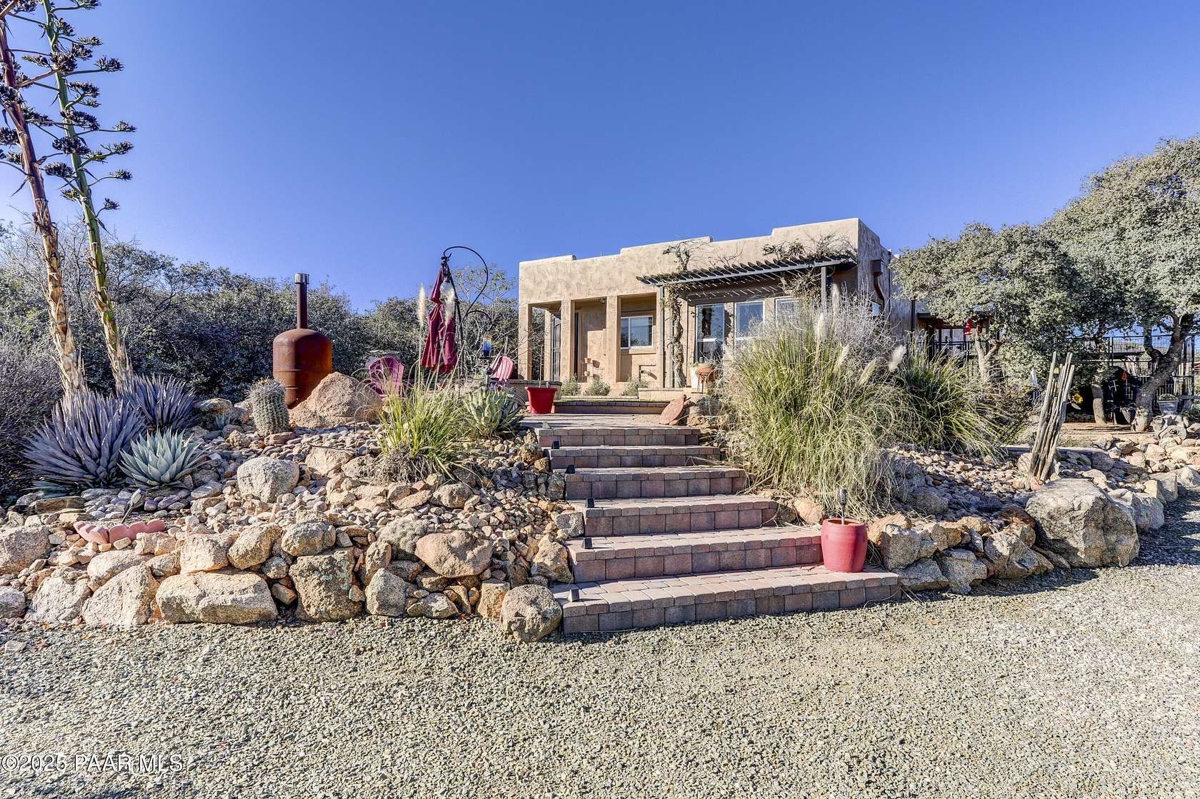 4 Acres of Residential Land with Home for Sale in Dewey-Humboldt, Arizona