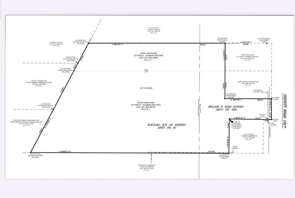 16.7 Acres of Land for Sale in Joshua, Texas