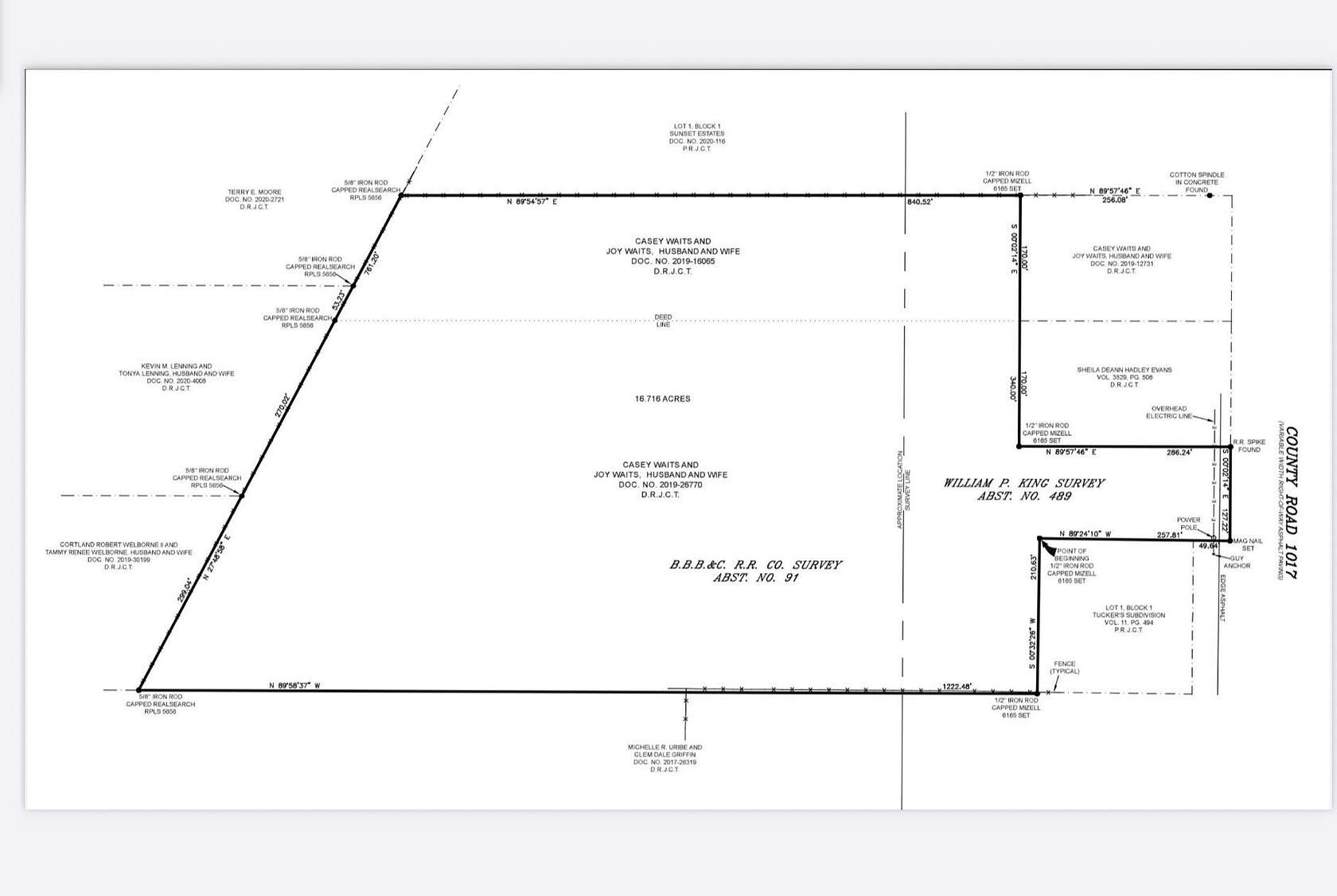 16.7 Acres of Land for Sale in Joshua, Texas