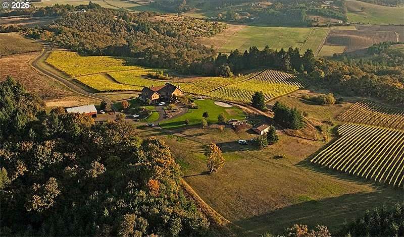 49.6 Acres of Agricultural Land with Home for Sale in McMinnville, Oregon
