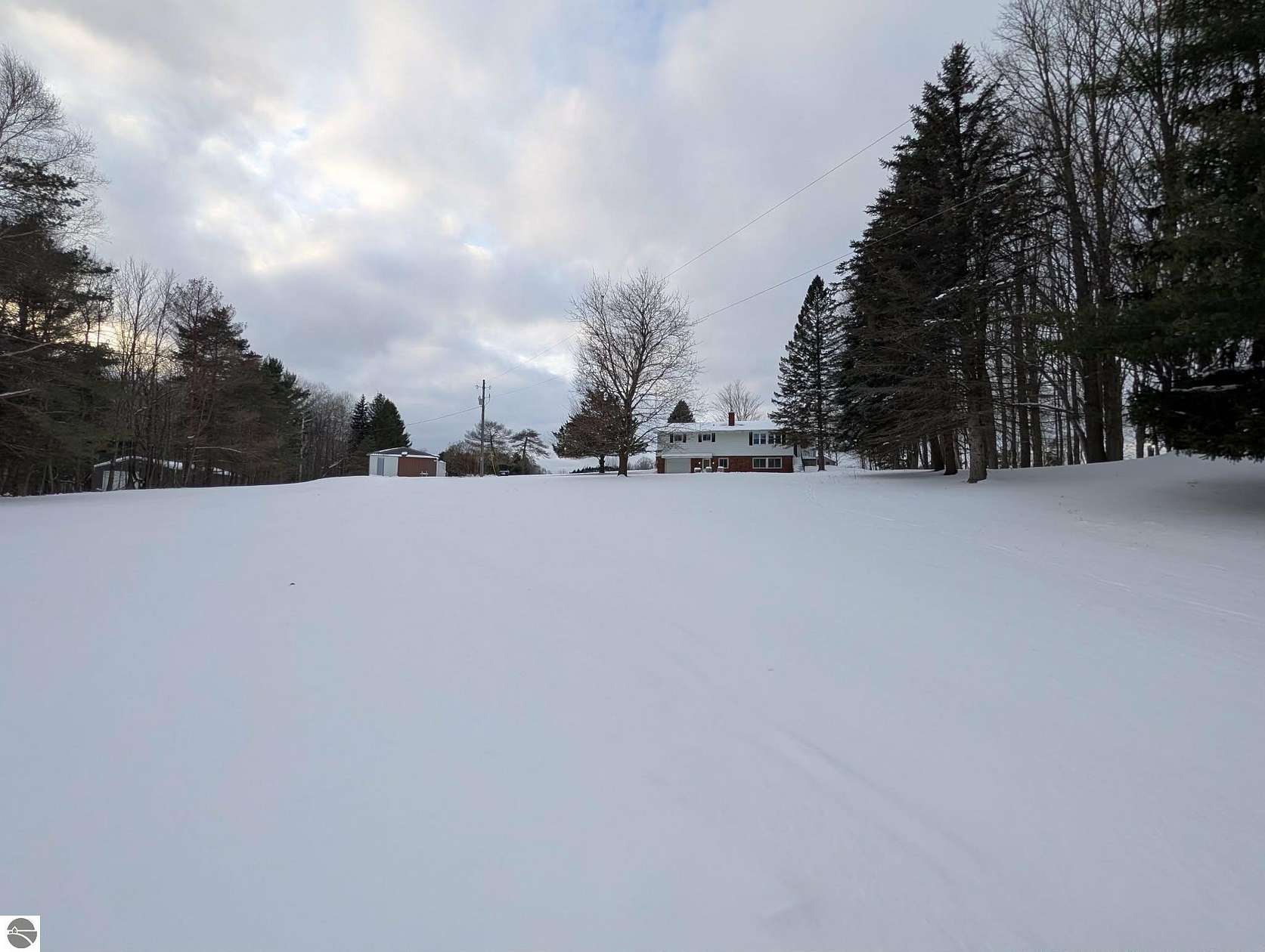 5 Acres of Residential Land with Home for Sale in Evart, Michigan