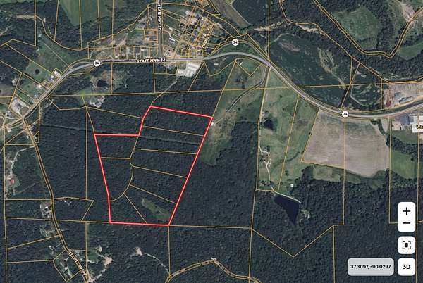 62 Acres of Recreational Land & Farm for Sale in Glen Allen, Missouri