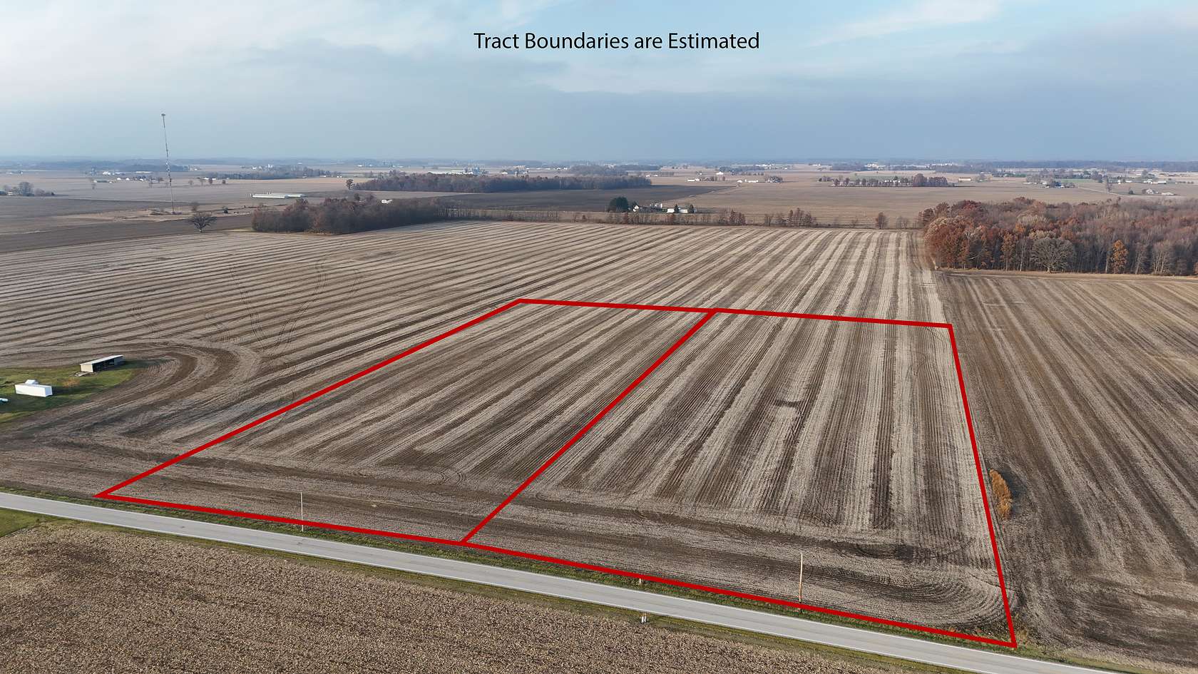 132 Acres of Agricultural Land for Auction in Radnor, Ohio