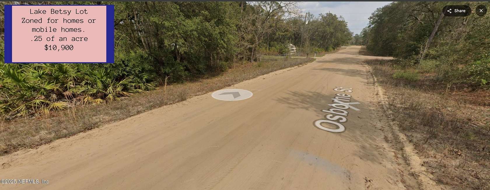 0.25 Acres of Land for Sale in Interlachen, Florida