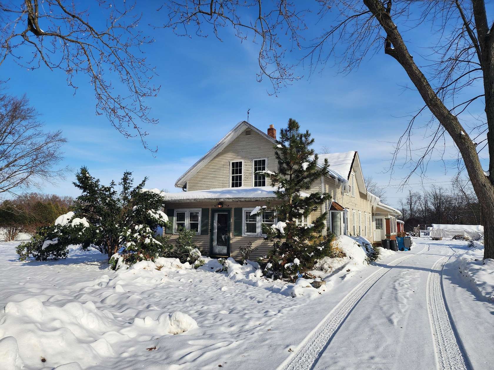 13 Acres of Land with Home for Sale in Union, Michigan