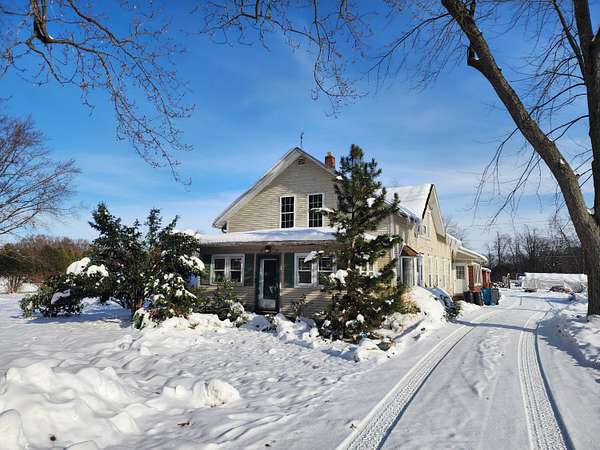 13 Acres of Land with Home for Sale in Union, Michigan