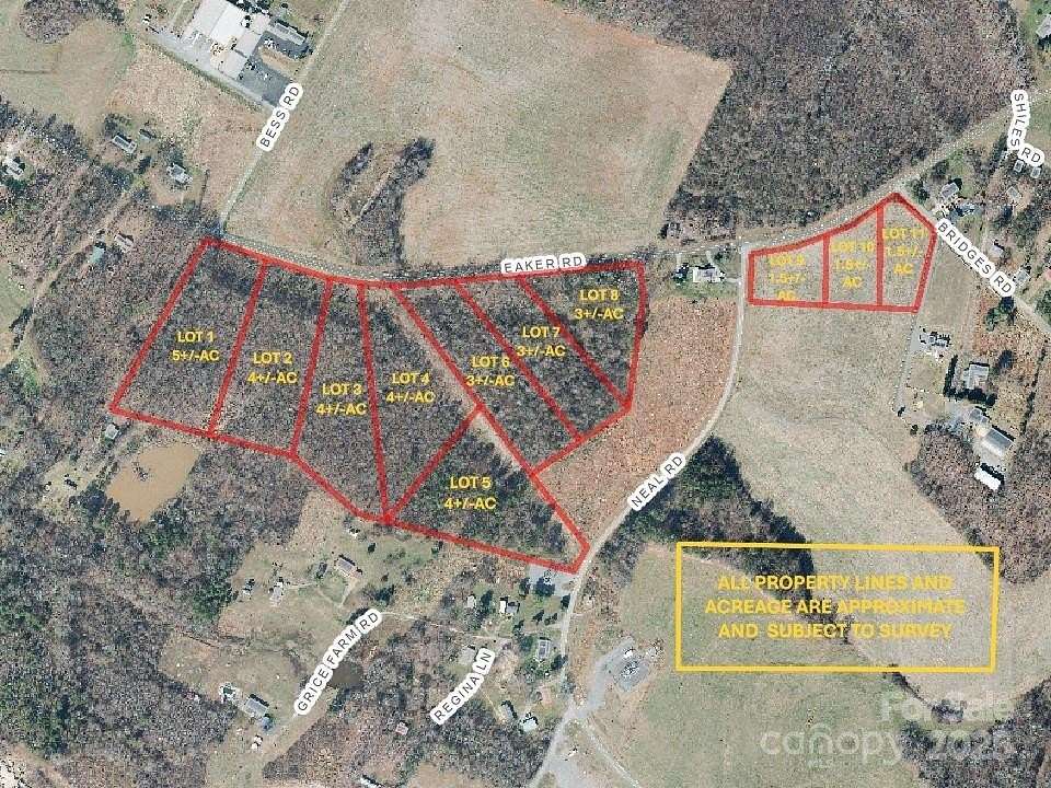 1.5 Acres of Residential Land for Sale in Kings Mountain, North Carolina