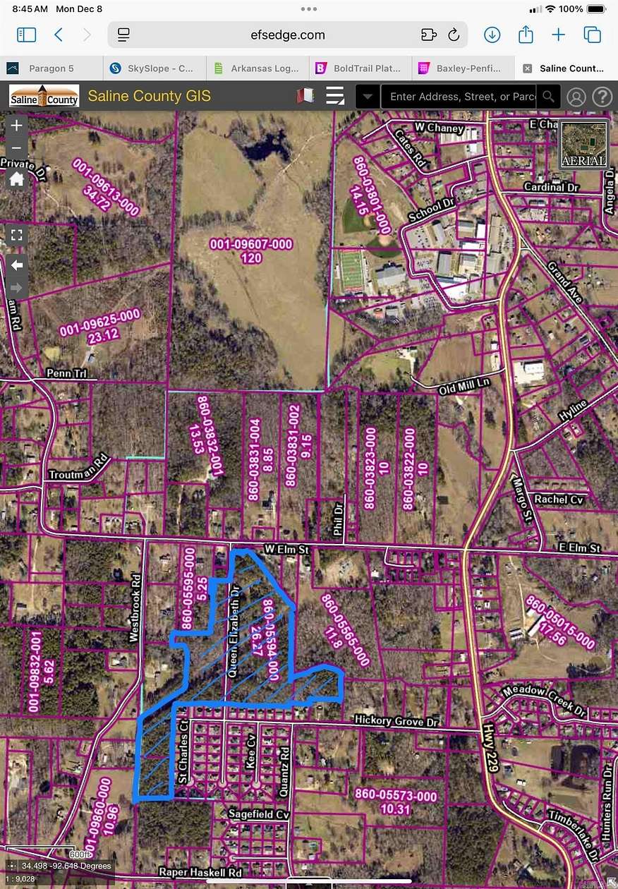 31.4 Acres of Land for Sale in Haskell, Arkansas