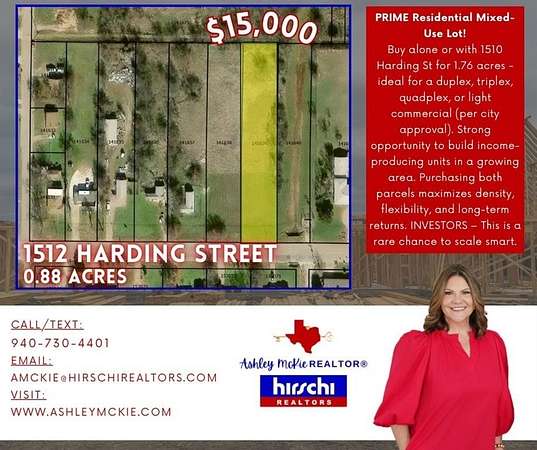 0.88 Acres of Mixed-Use Land for Sale in Wichita Falls, Texas
