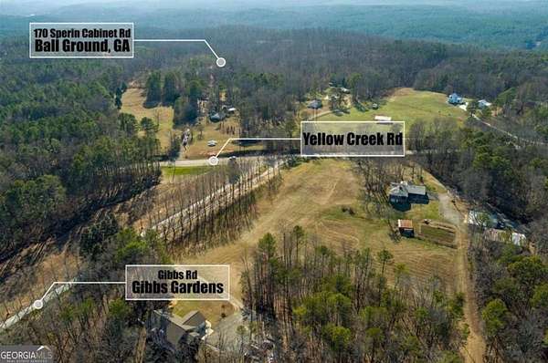 123 Acres of Land for Sale in Ball Ground, Georgia