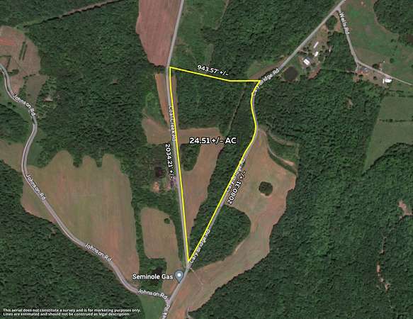 24.5 Acres of Recreational Land & Farm for Sale in Hopkinsville, Kentucky