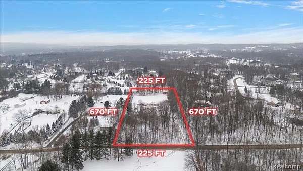 3.29 Acres of Residential Land for Sale in Milford, Michigan