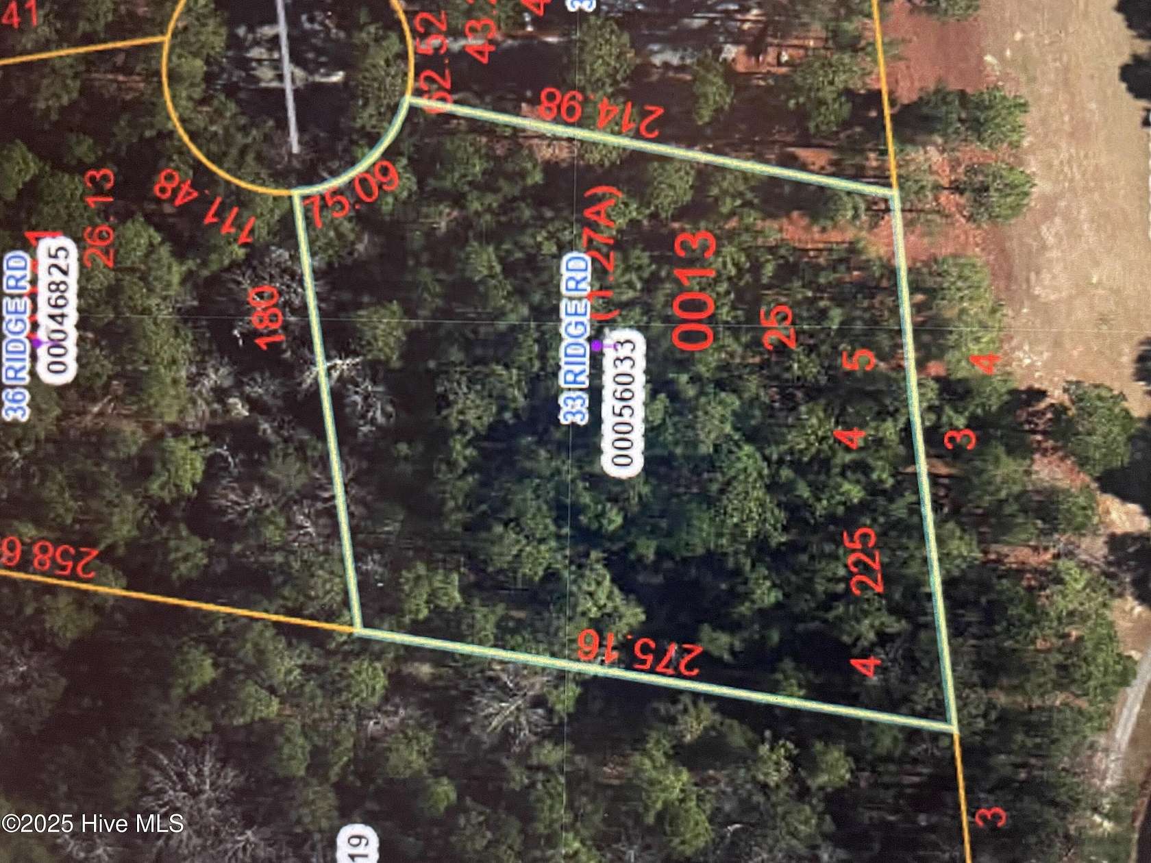 1.27 Acres of Residential Land for Sale in Jackson Springs, North Carolina