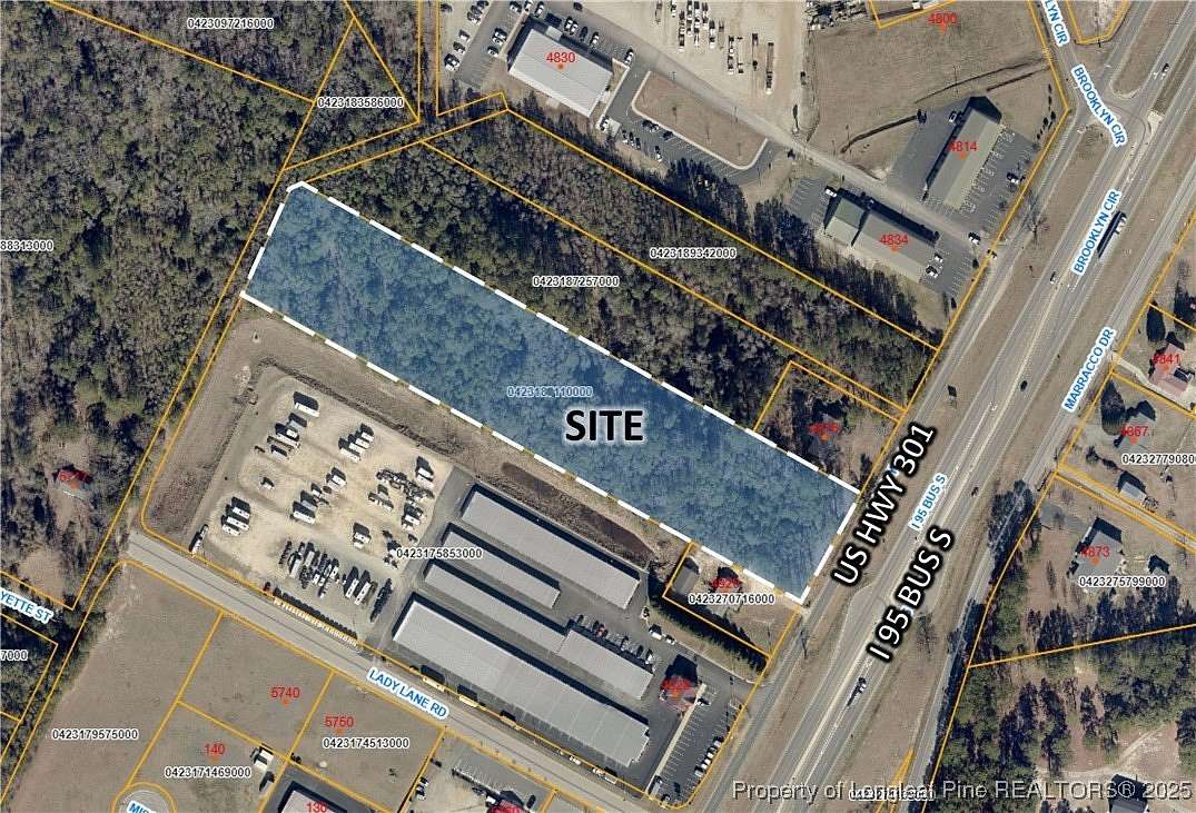 4.74 Acres of Mixed-Use Land for Sale in Hope Mills, North Carolina