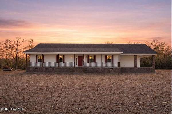 65.8 Acres of Agricultural Land with Home for Sale in Vanceboro, North Carolina
