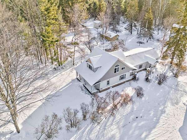 19 Acres of Land with Home for Sale in Manistique, Michigan