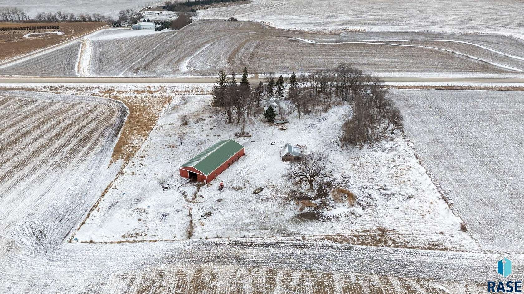 6.67 Acres of Land with Home for Sale in Garretson, South Dakota