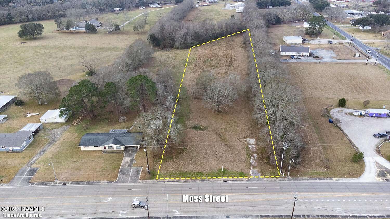 3.15 Acres of Commercial Land for Sale in Lafayette, Louisiana