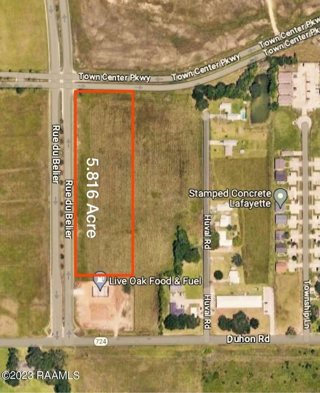 Commercial Land for Sale in Lafayette, Louisiana