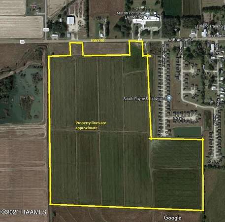 145 Acres of Land for Sale in Rayne, Louisiana