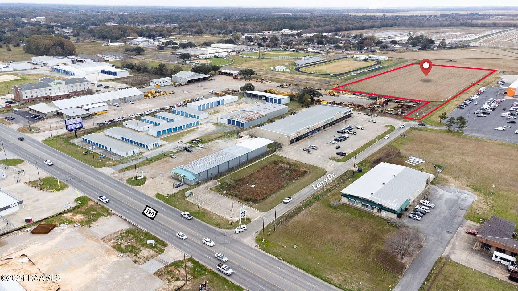 6.86 Acres of Commercial Land for Sale in Eunice, Louisiana