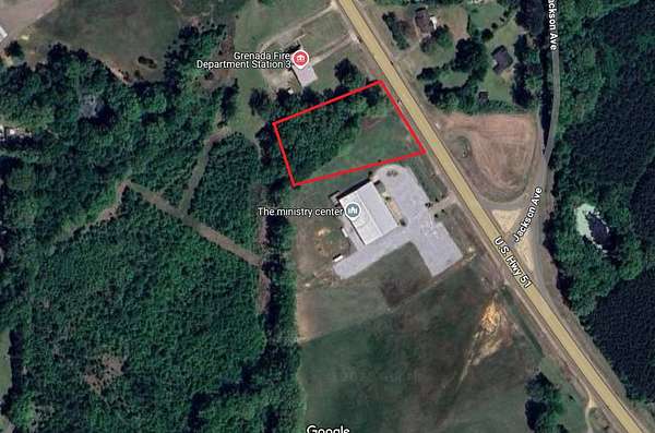 2 Acres of Commercial Land for Sale in Grenada, Mississippi