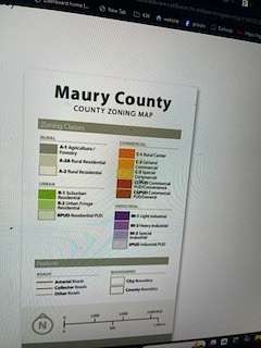 34.2 Acres of Recreational Land for Sale in Columbia, Tennessee