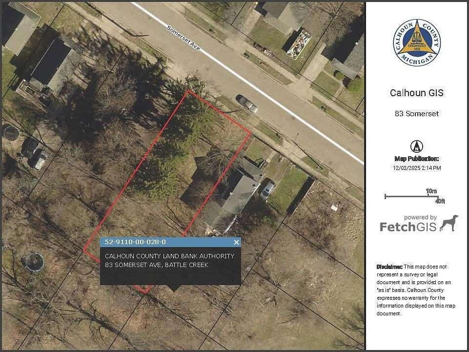 0.18 Acres of Land for Sale in Battle Creek, Michigan