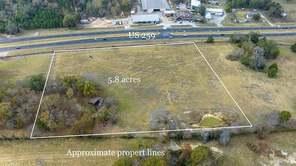 5.8 Acres of Commercial Land for Sale in Longview, Texas