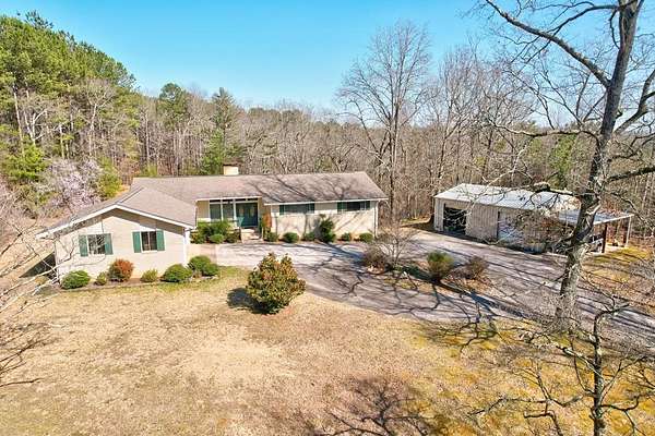 5.8 Acres of Residential Land with Home for Sale in Dawsonville, Georgia