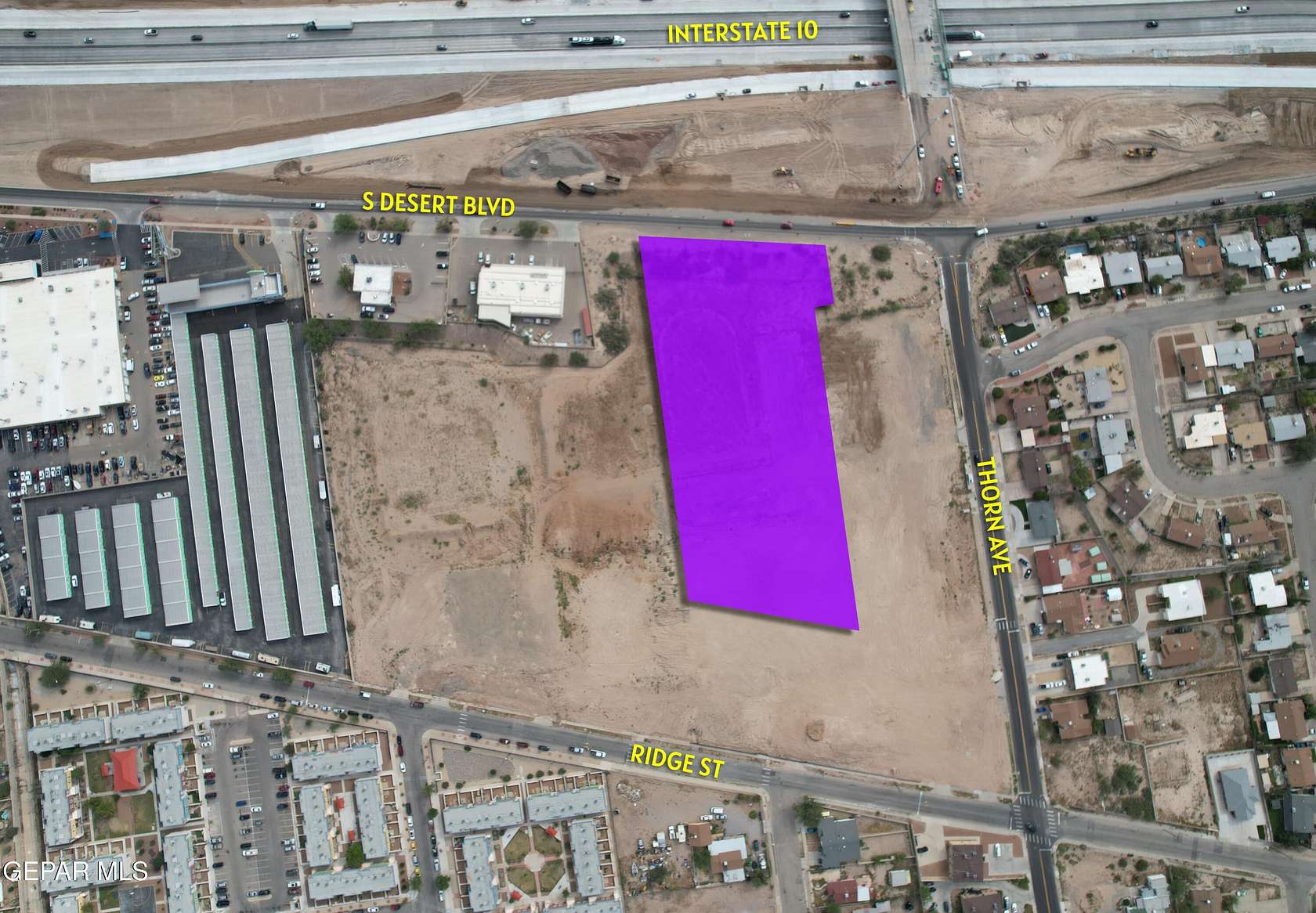 3.1 Acres of Commercial Land for Sale in El Paso, Texas