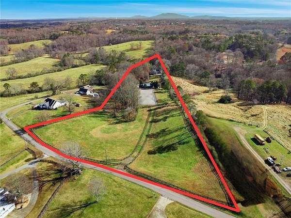 8.38 Acres of Land with Home for Sale in Cumming, Georgia