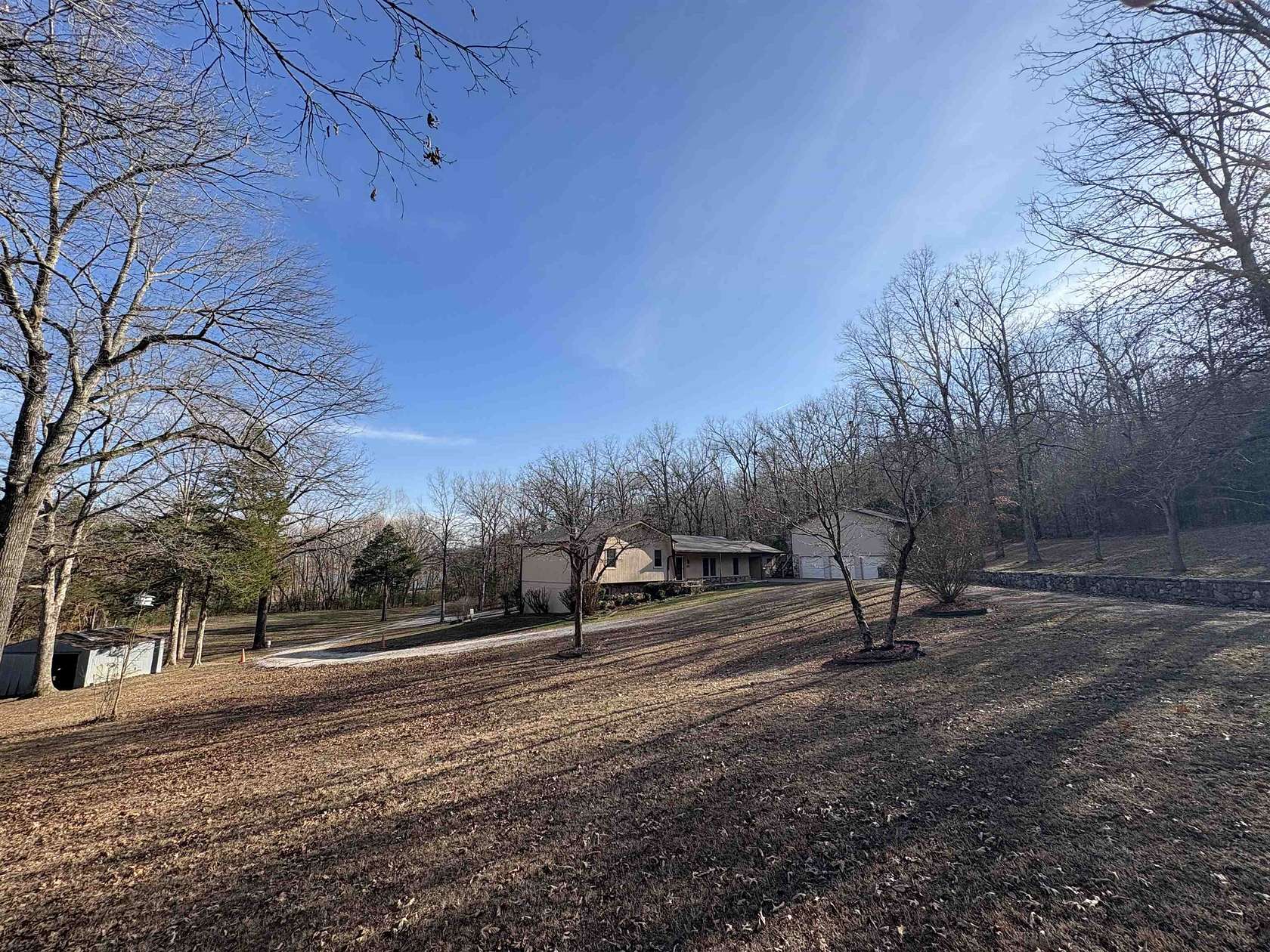 13.6 Acres of Land with Home for Sale in Hardy, Arkansas