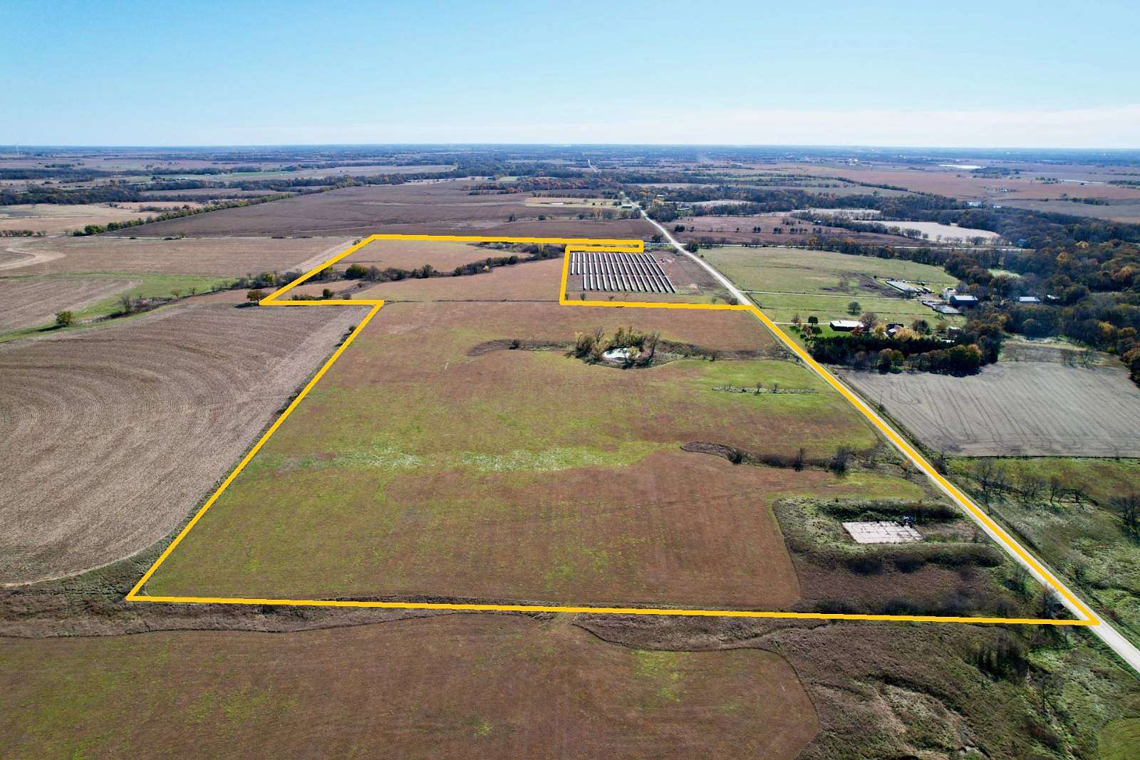 54 Acres of Land for Auction in Emporia, Kansas