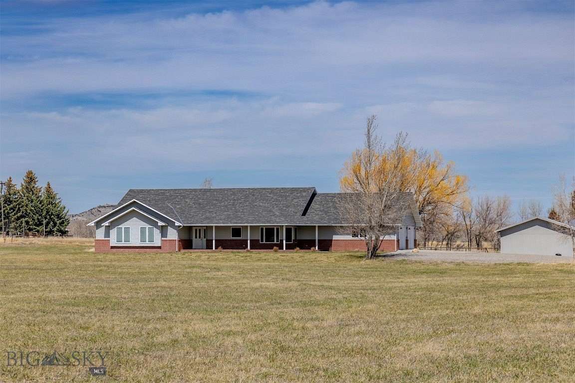 13.3 Acres of Land with Home for Sale in Big Timber, Montana