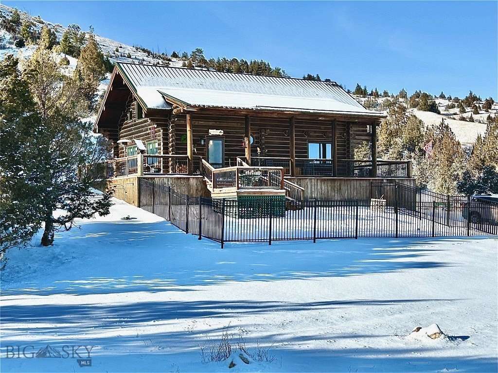 10 Acres of Residential Land with Home for Sale in Three Forks, Montana