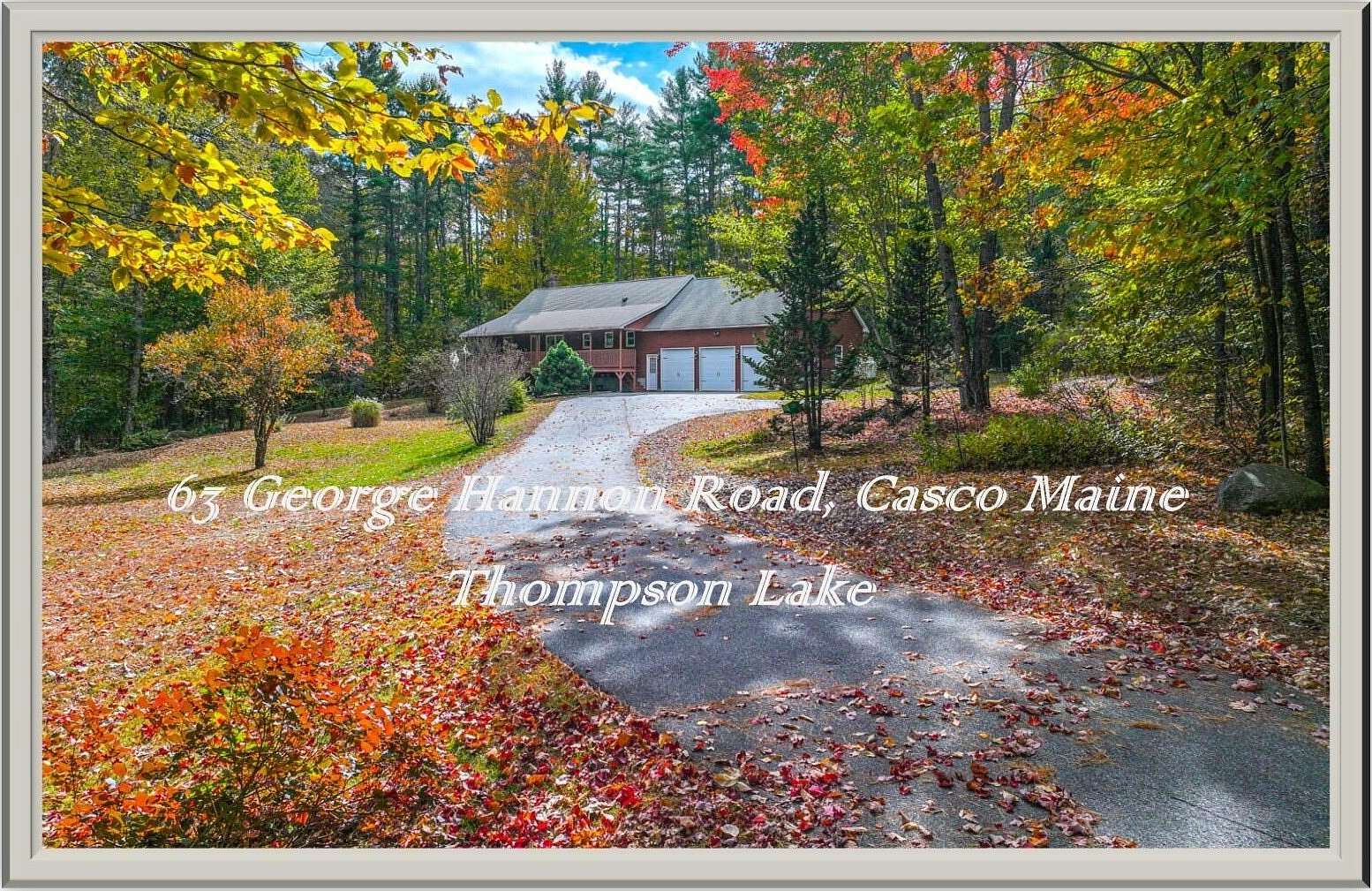 7.2 Acres of Residential Land with Home for Sale in Casco, Maine